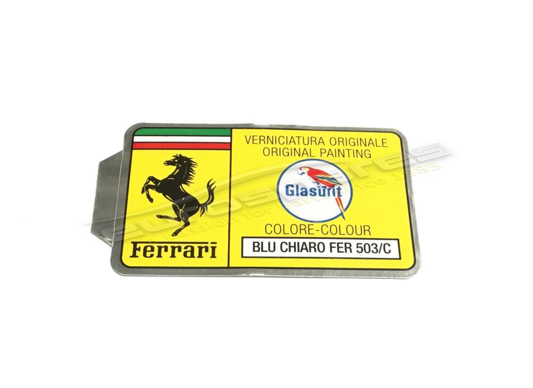nouvel autocollant ferrari code de peinture glasurit (cercle). numéro de pièce er361539 (1)