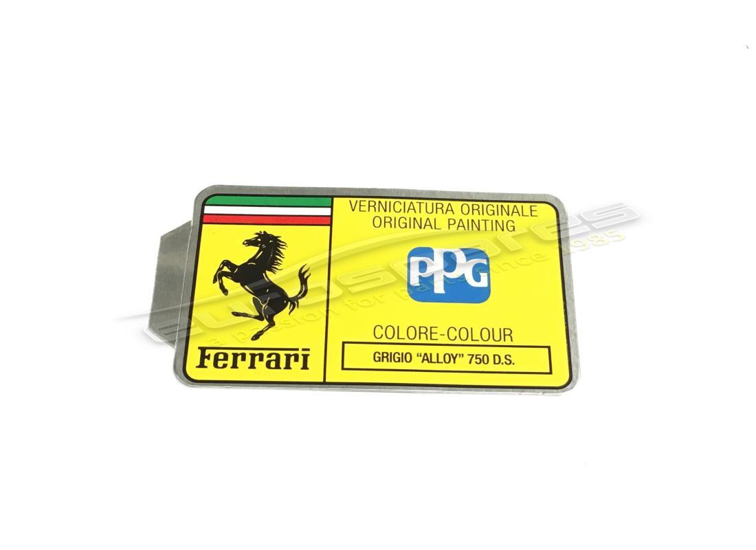 nouvelle étiquette de peinture ppg ferrari. numéro de pièce mc361558 (1)