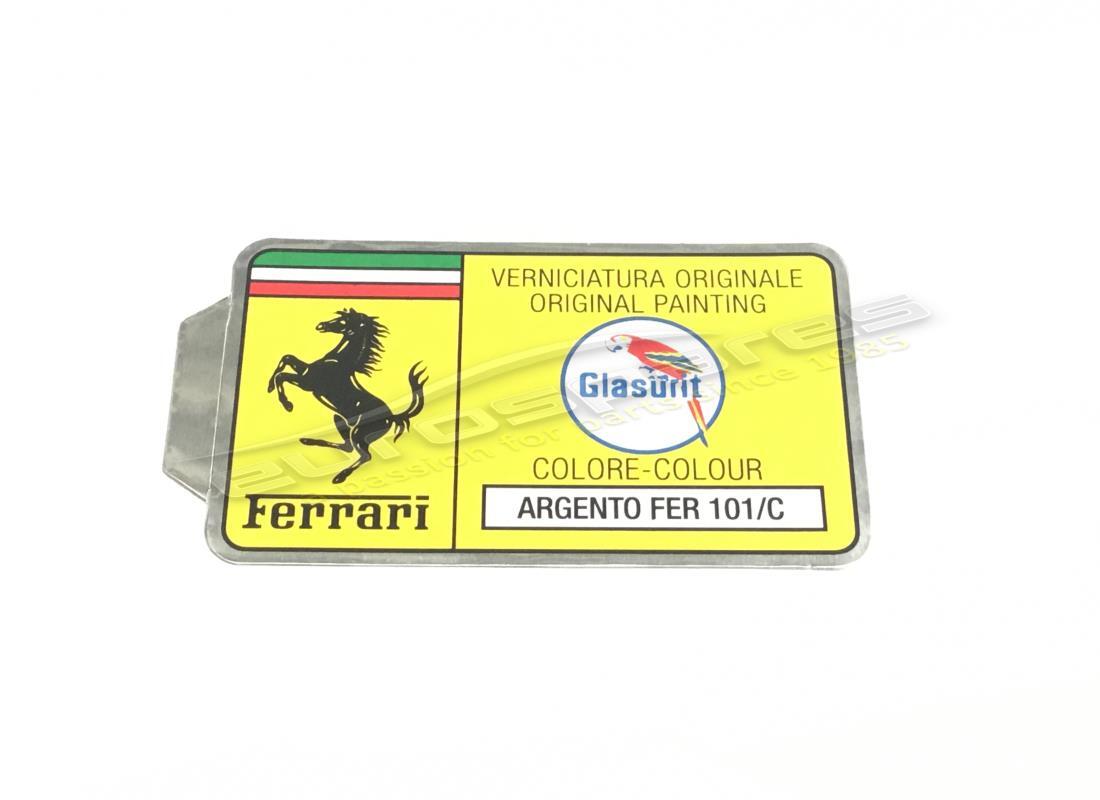 nouvel autocollant ferrari code de peinture glasurit (cercle). numéro de pièce er361531 (1)