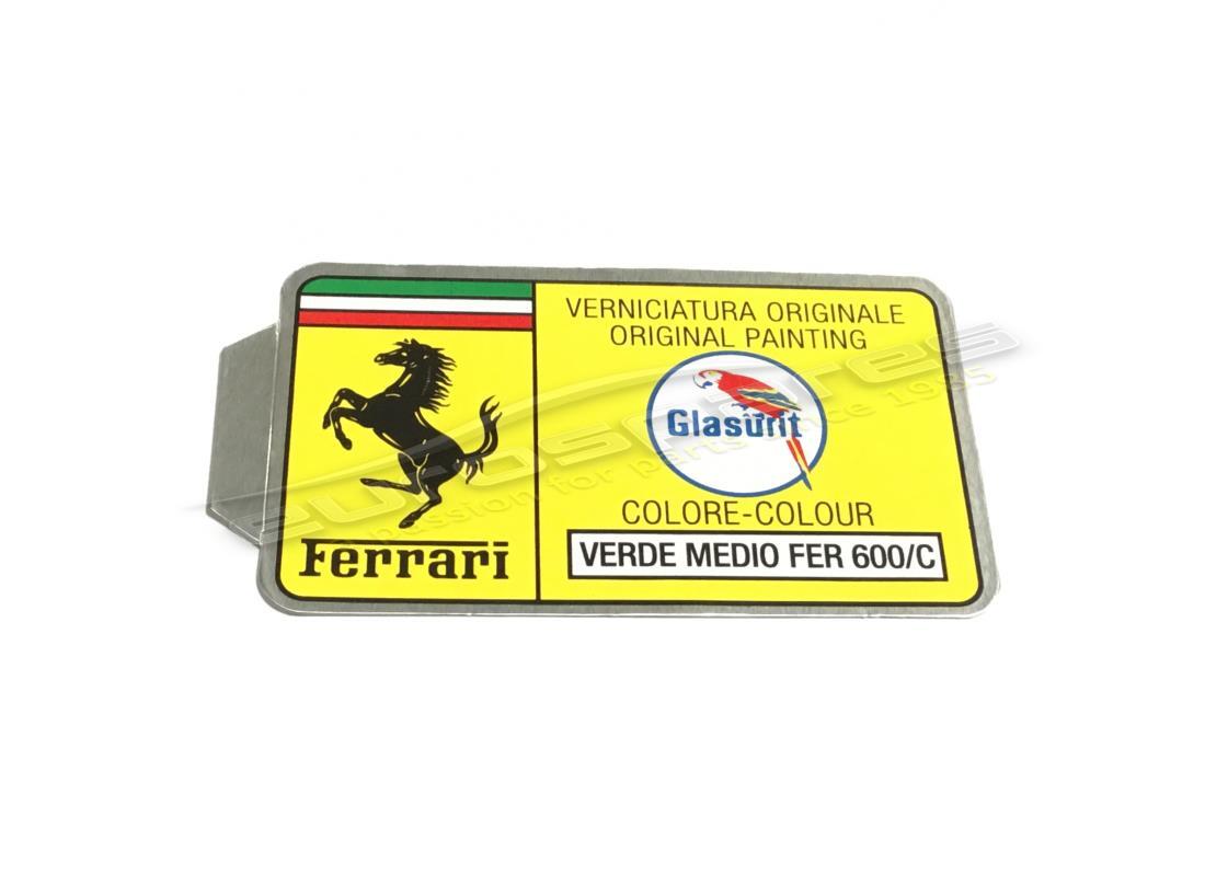 nouvel autocollant ferrari code de peinture glasurit (cercle). numéro de pièce er361542 (1)