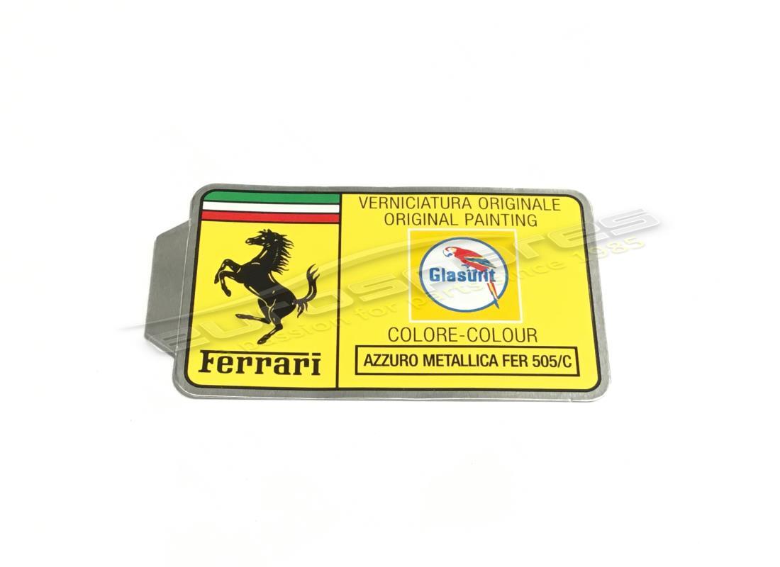 nouvelle étiquette de peinture glasurit ferrari. numéro de pièce mc361511 (1)
