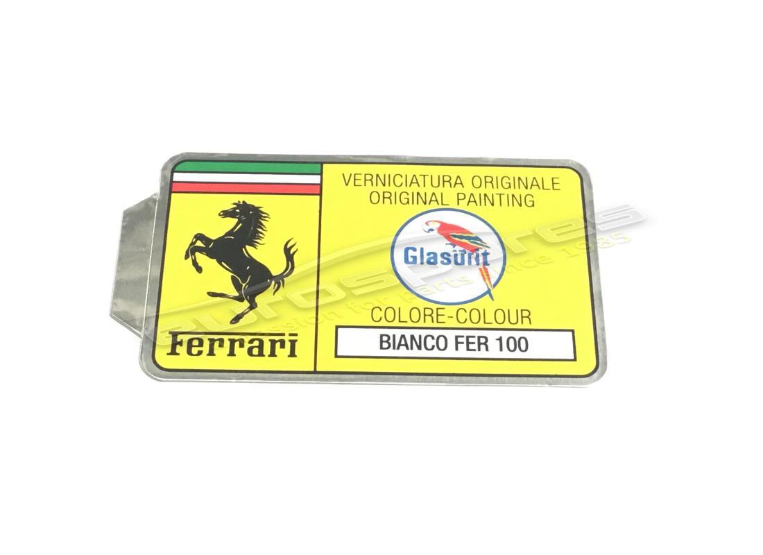 nouvel autocollant ferrari code de peinture glasurit (cercle). numéro de pièce er361530 (1)