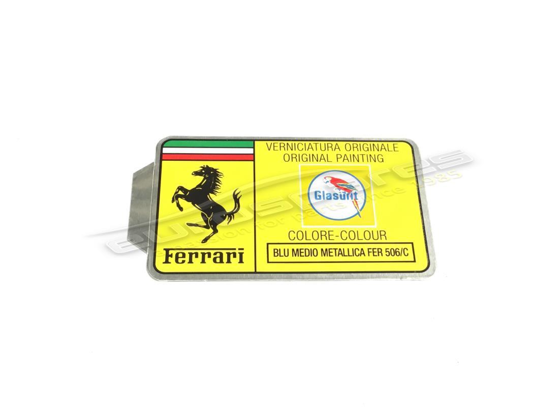 nouvelle étiquette de peinture glasurit ferrari. numéro de pièce mc361514 (1)