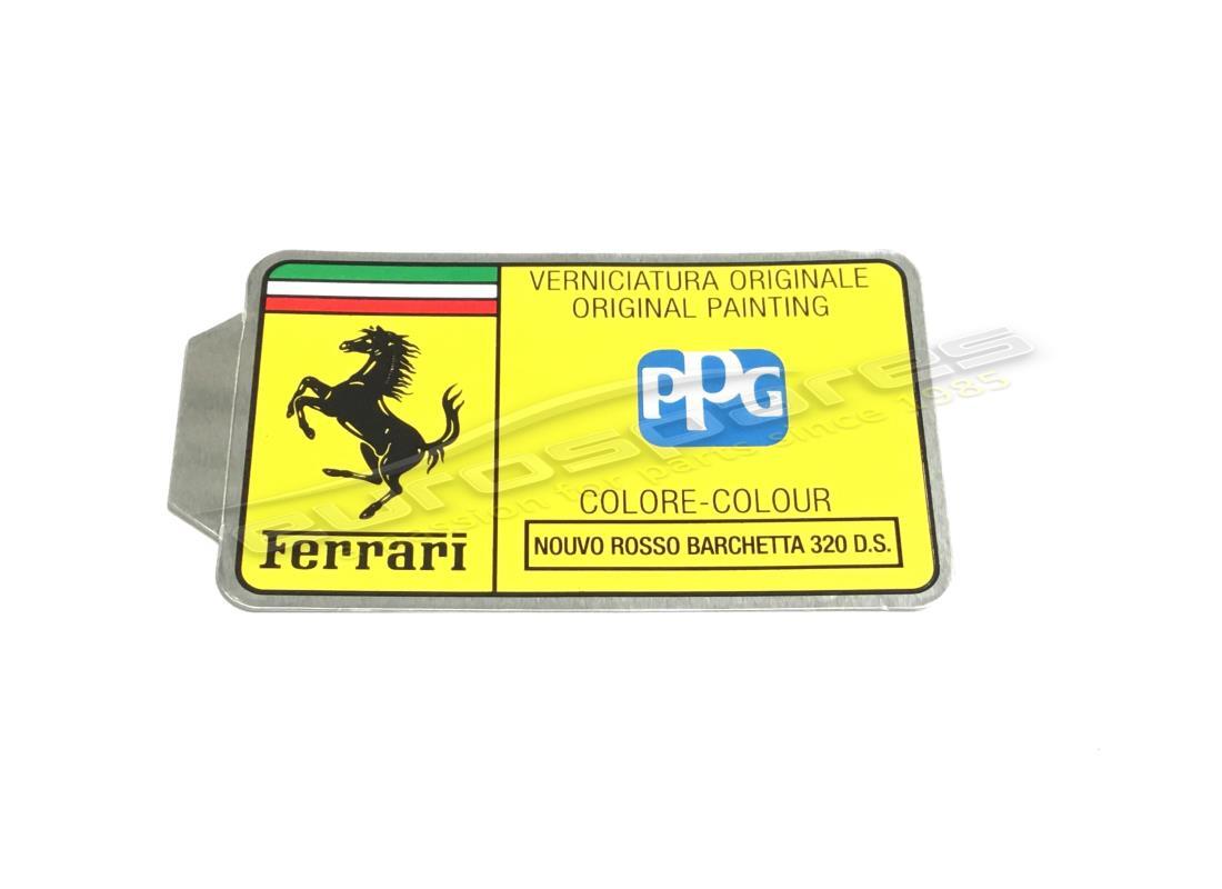 nouvel autocollant de code de peinture ferrari ppg. numéro de pièce er361571 (1)