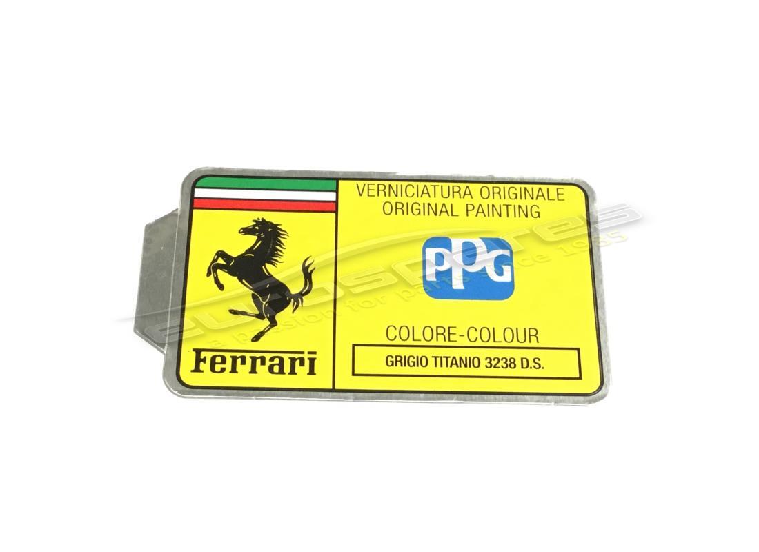 nouvelle étiquette de peinture ppg ferrari. numéro de pièce mc361555 (1)