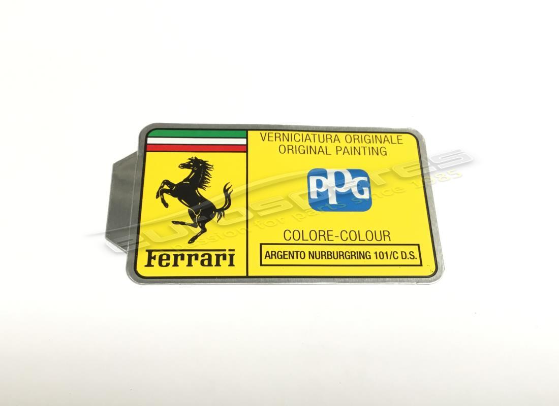 nouvelle étiquette de peinture ppg ferrari. numéro de pièce mc361557 (1)