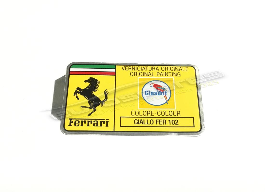 nouvelle étiquette de peinture glasurit ferrari. numéro de pièce mc36152 (1)