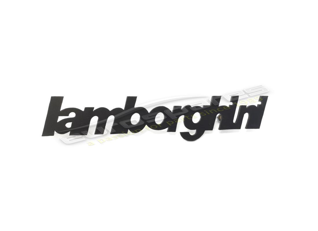 nouvelle plaque noire lamborghini lamborghini. numéro de pièce 006111397 (1)