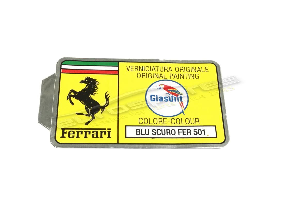 nouvel autocollant ferrari code de peinture glasurit (cercle). numéro de pièce er361538 (1)