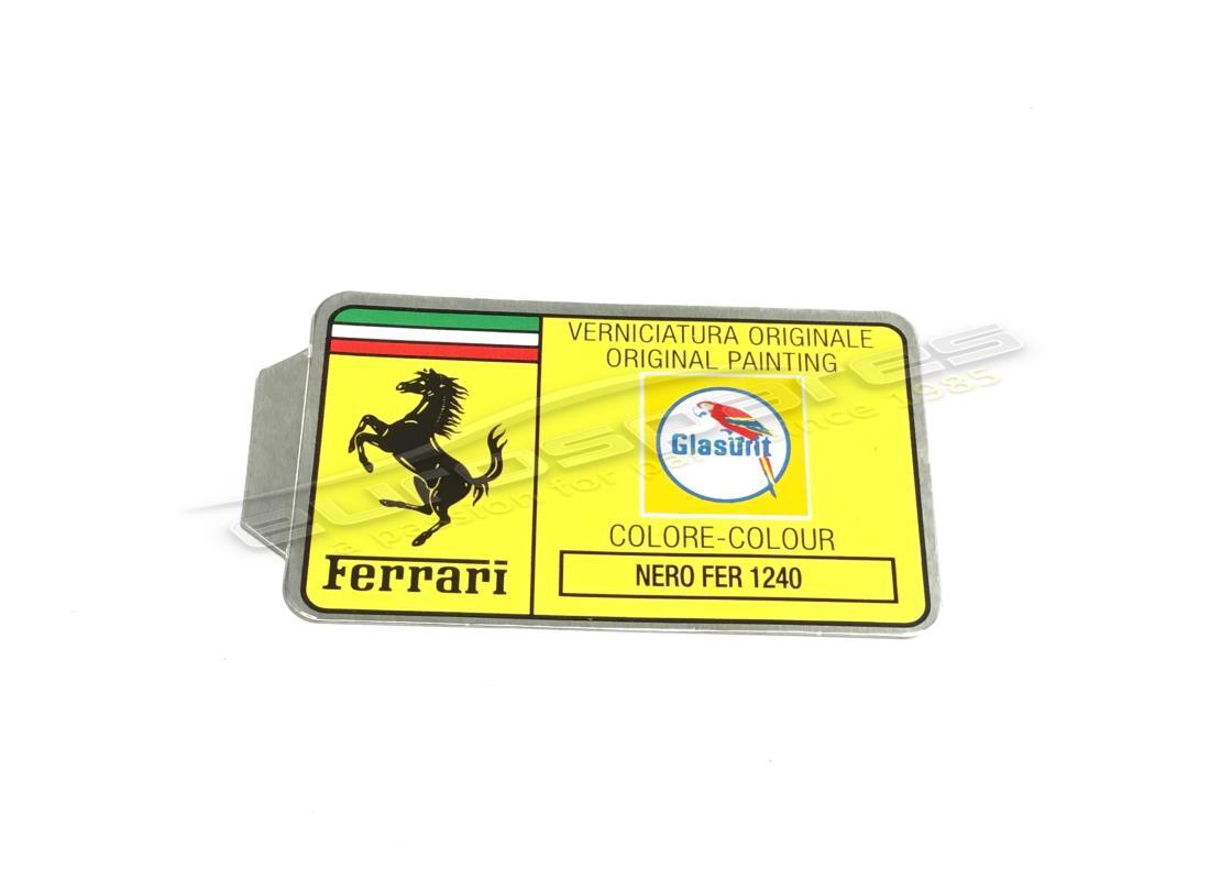 nouvelle étiquette de peinture glasurit ferrari. numéro de pièce mc36154 (1)