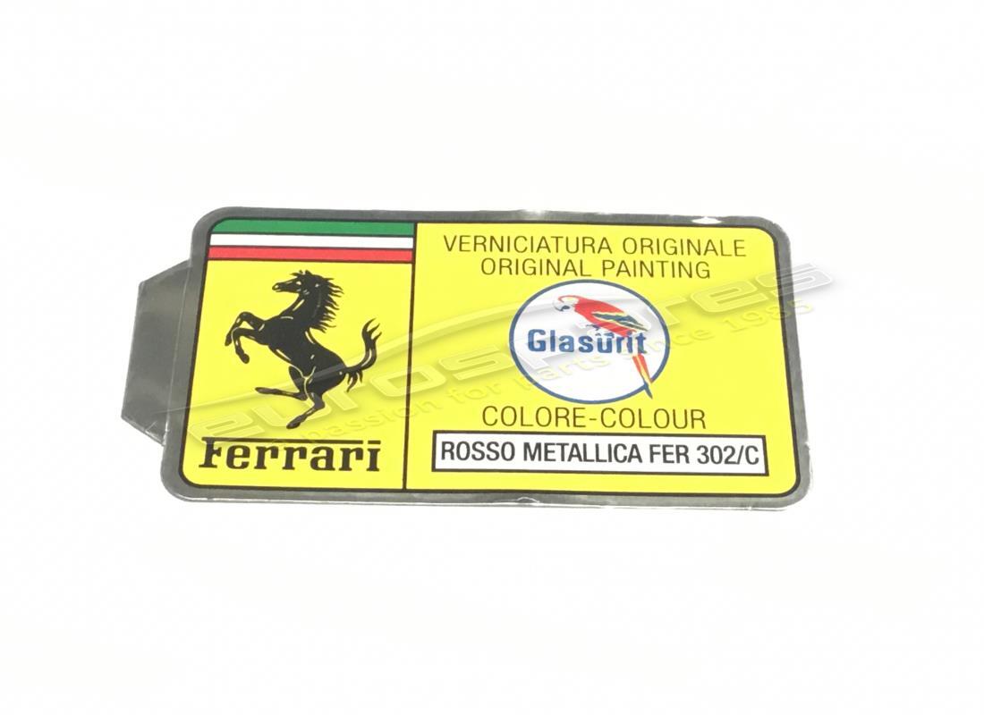 nouvel autocollant ferrari code de peinture glasurit (cercle). numéro de pièce er361535 (1)