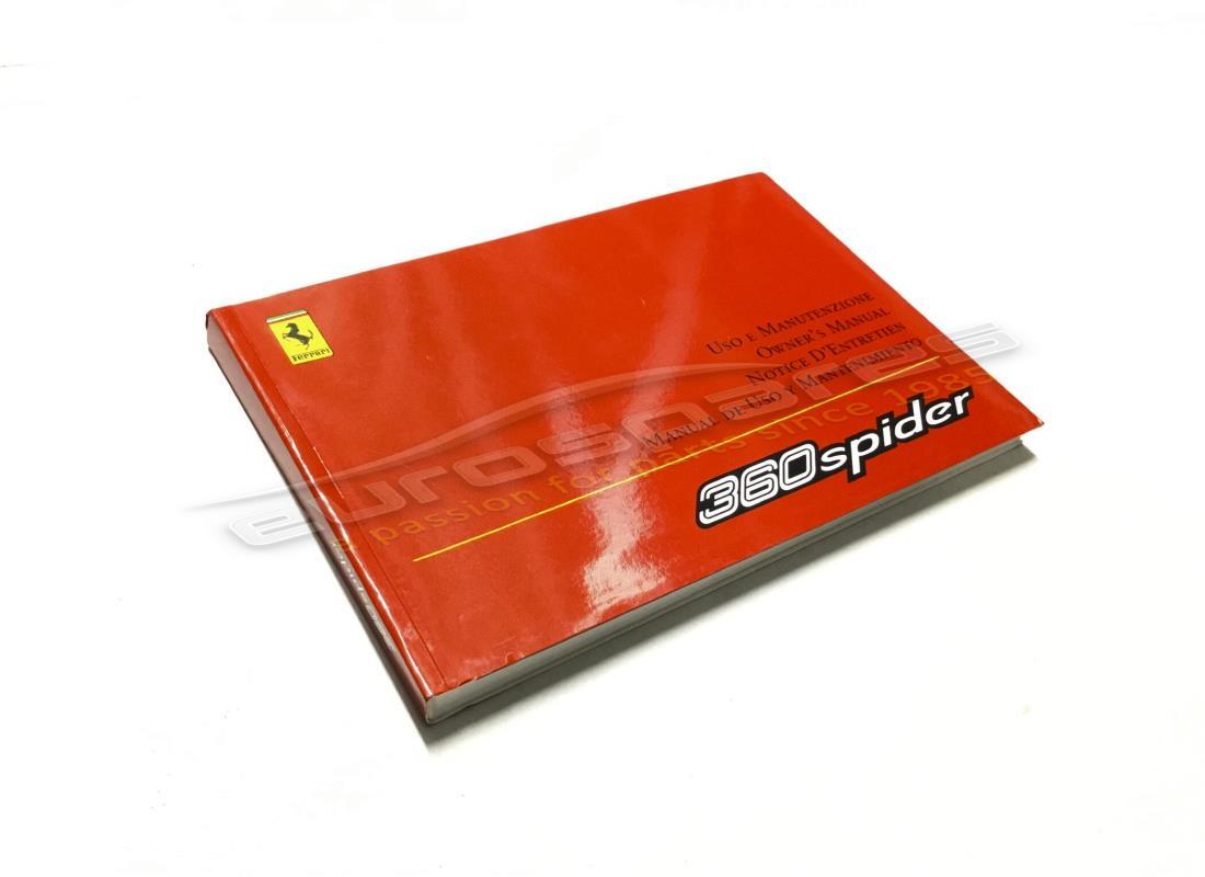 nouveau manuel du propriétaire ferrari. numéro de pièce 67253500 (1)