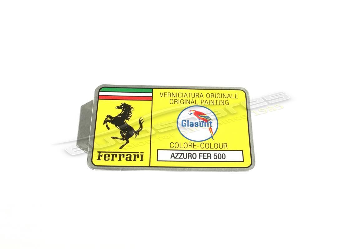 nouvel autocollant ferrari code de peinture glasurit (cercle). numéro de pièce er361537 (1)