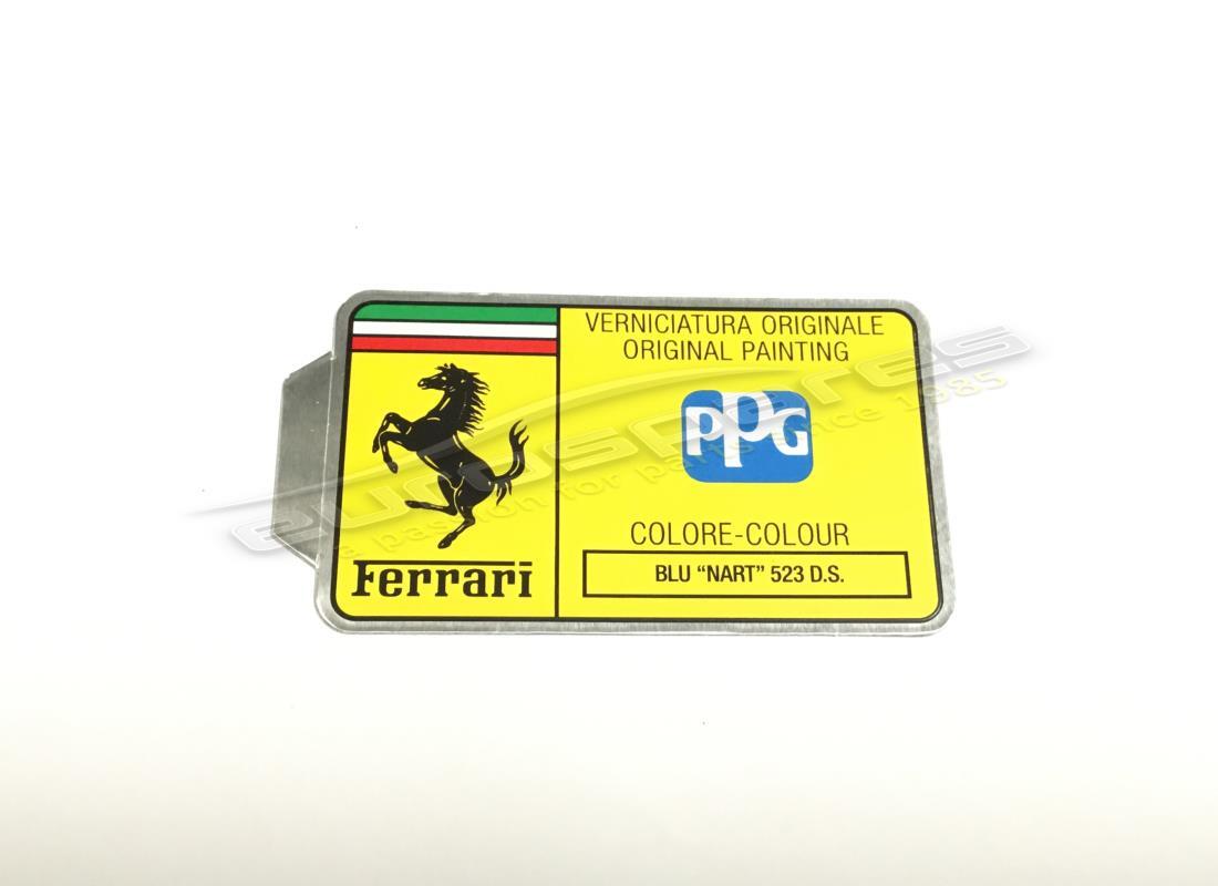 nouvelle étiquette de peinture ppg ferrari. numéro de pièce mc361561 (1)