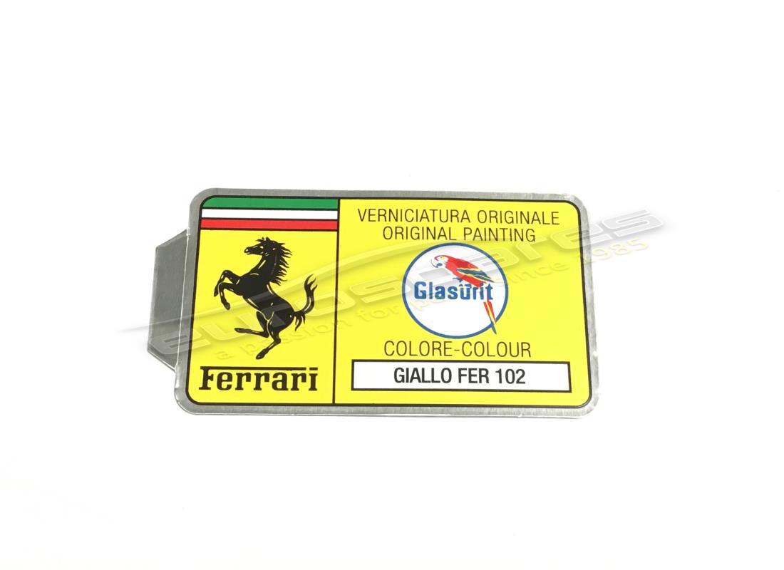 nouvel autocollant ferrari code de peinture glasurit (cercle). numéro de pièce er361532 (1)