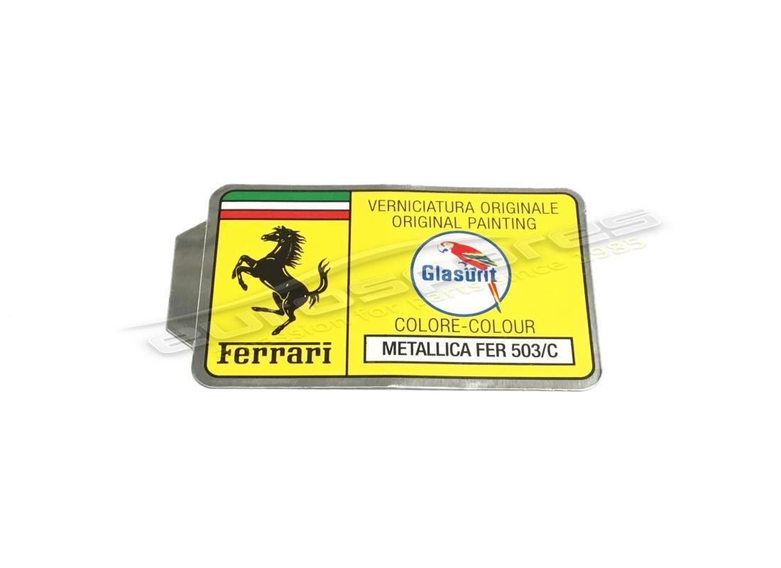 nouvel autocollant ferrari code de peinture glasurit (cercle). numéro de pièce er361540 (1)