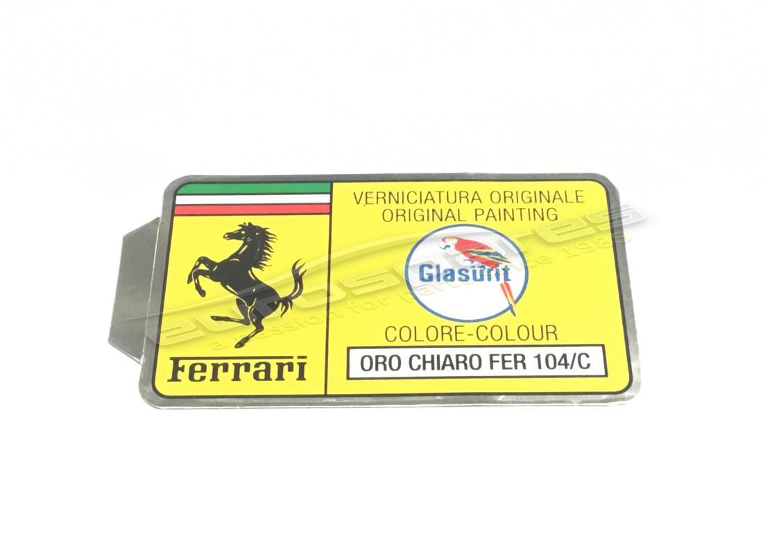 nouvel autocollant ferrari code de peinture glasurit (cercle). numéro de pièce er361533 (1)