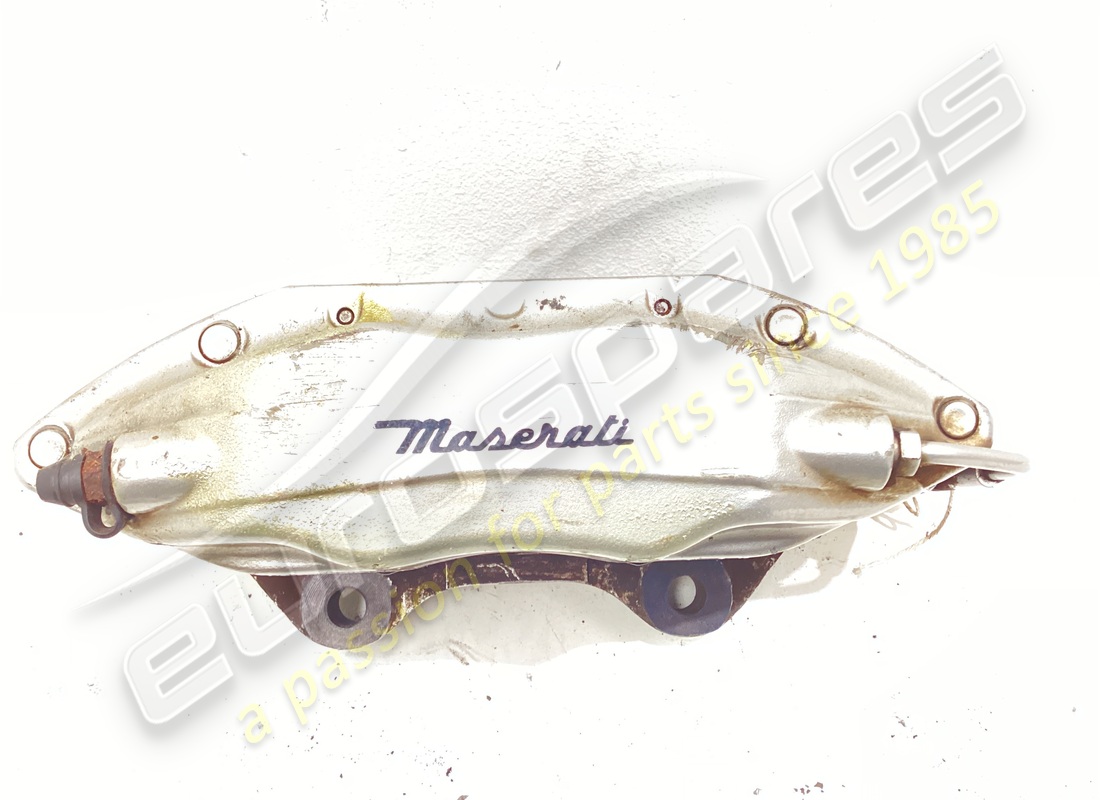 Étrier de frein avant gauche d'occasion Maserati (argent). Numéro de pièce 387201119 (1)