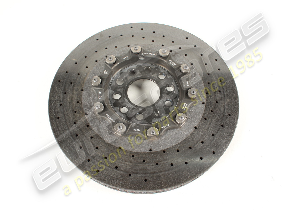utilisé lamborghini disque de frein avant droit en céramique (ventilé) numéro de pièce 470615302g
