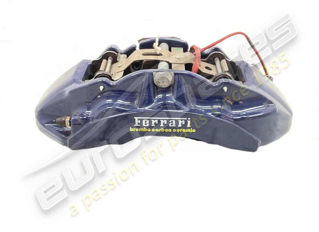 UTILISÉ Ferrari ÉTRIER AVANT GAUCHE AVEC PLAQUETTES. NUMÉRO DE PIÈCE 302757 (1)