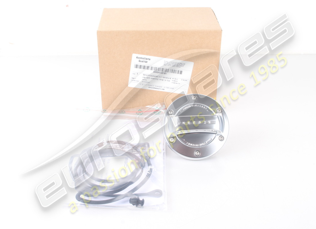 nouveau bouchon de réservoir porsche aspect aluminium. référence 00004400191 (1)