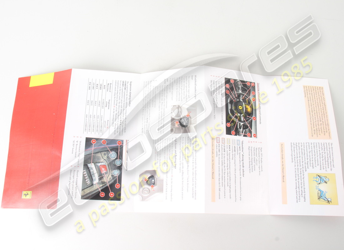 nouveau ferrari guide rapide. numéro de pièce 84259500 (3)