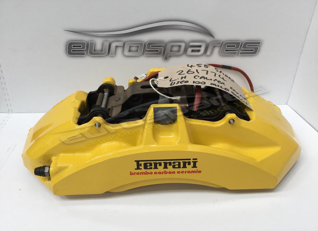 UTILISÉ Ferrari ÉTRIER AVANT GAUCHE AVEC PLAQUETTES - . NUMÉRO DE PIÈCE 261774 (1)