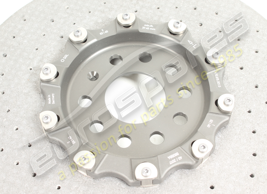disque de frein avant gauche neuf lamborghini en céramique (ventilé). numéro de pièce 470615301g (4)
