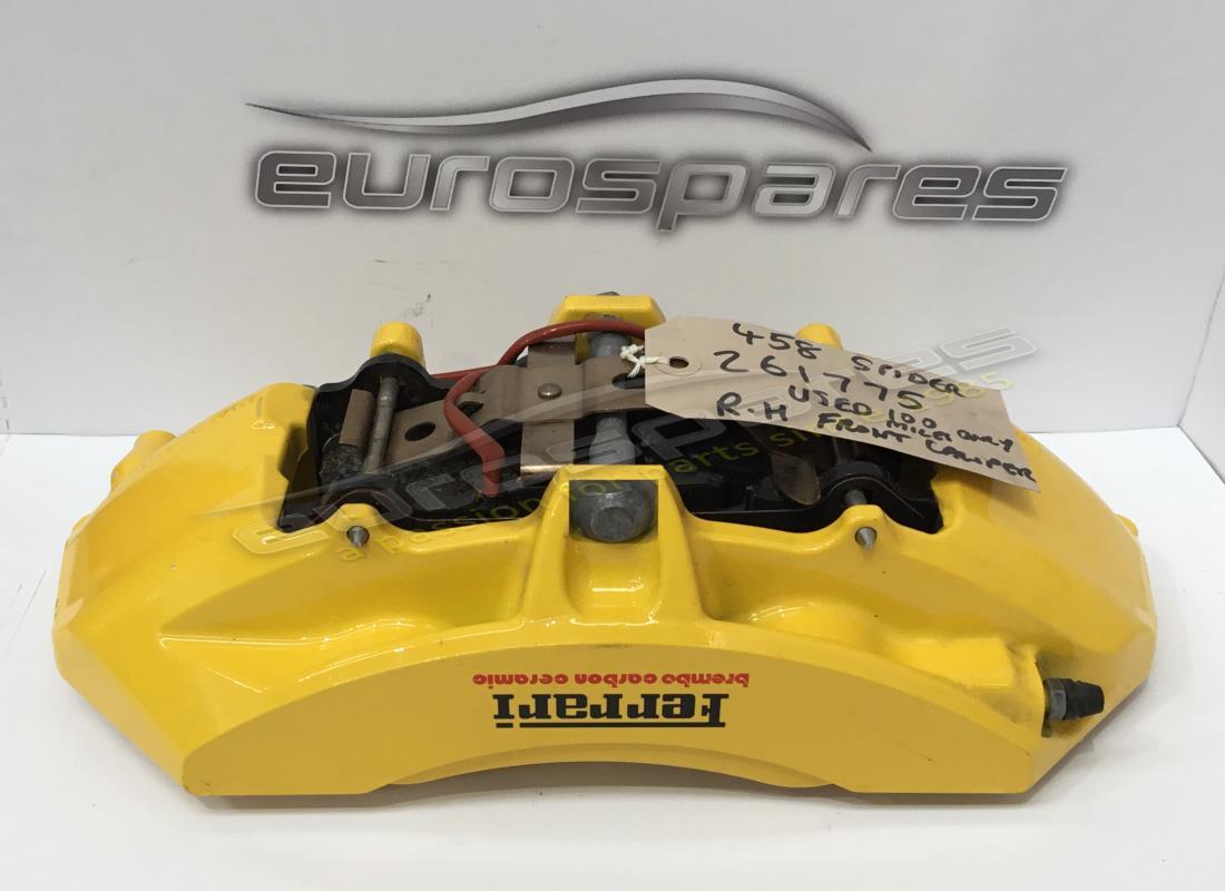 UTILISÉ Ferrari ÉTRIER AVANT DROIT AVEC PLAQUETTES. NUMÉRO DE PIÈCE 261775 (1)