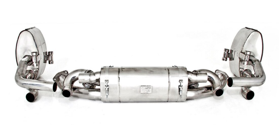 nouveau tubi 991.1 kit de silencieux latéraux et centraux carrera s avec valve. numéro de pièce tspo991c12003a (1)