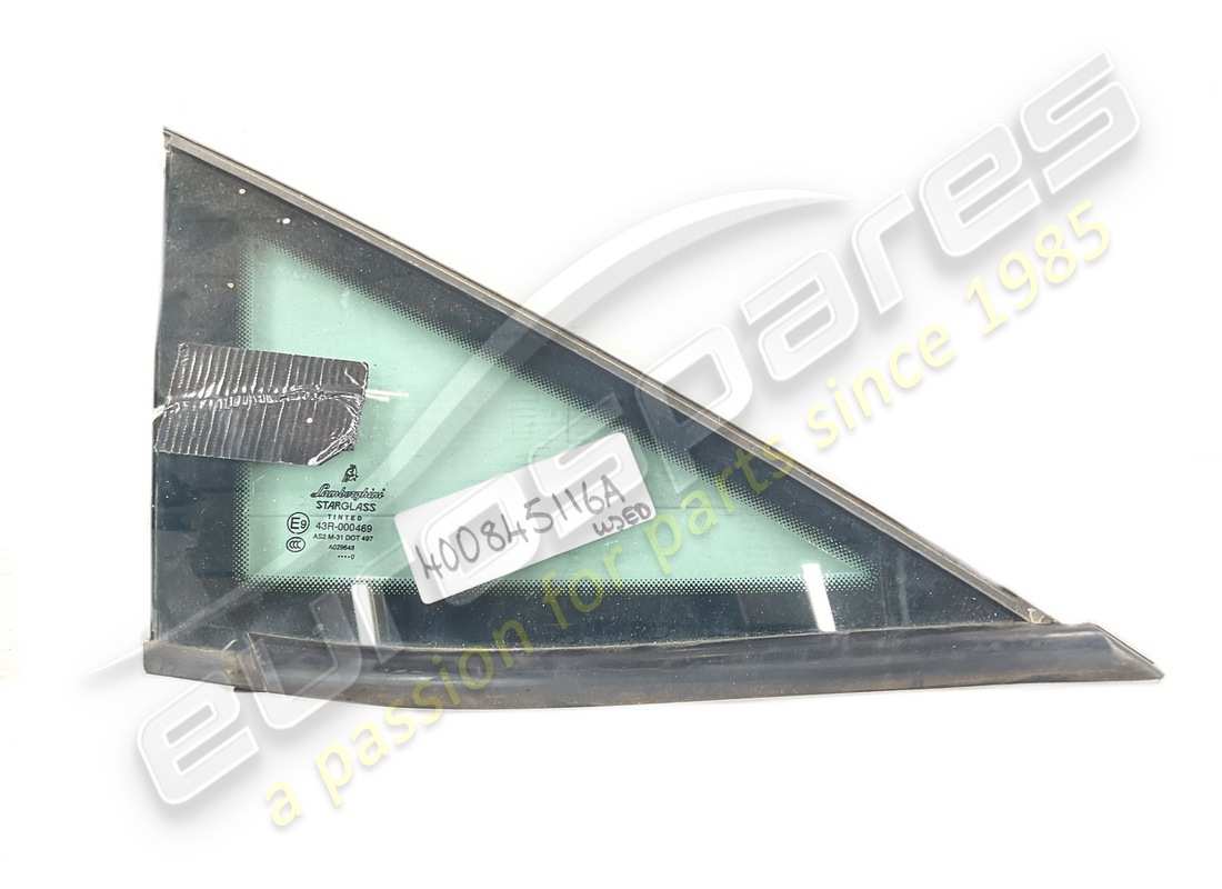 UTILISÉ Lamborghini FENÊTRE TRIANGLE . NUMÉRO DE PIÈCE 400845116A (1)