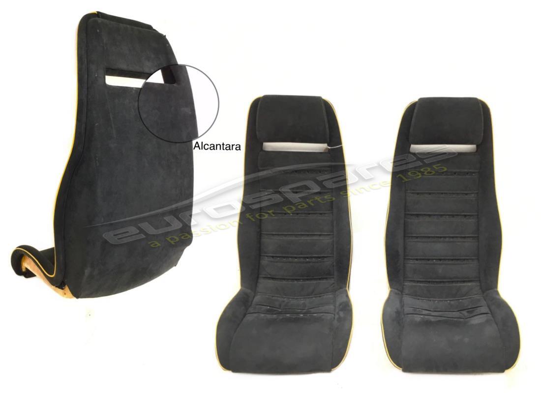 UTILISÉ Lamborghini PAIRES DE SIÈGES EN ALCANTARA . NUMÉRO DE PIÈCE 009435014B (1)