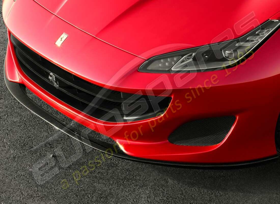NOUVEAU SPOILER AVANT EN FIBRE DE CARBONE Ferrari. NUMÉRO DE PIÈCE 765473 (1)