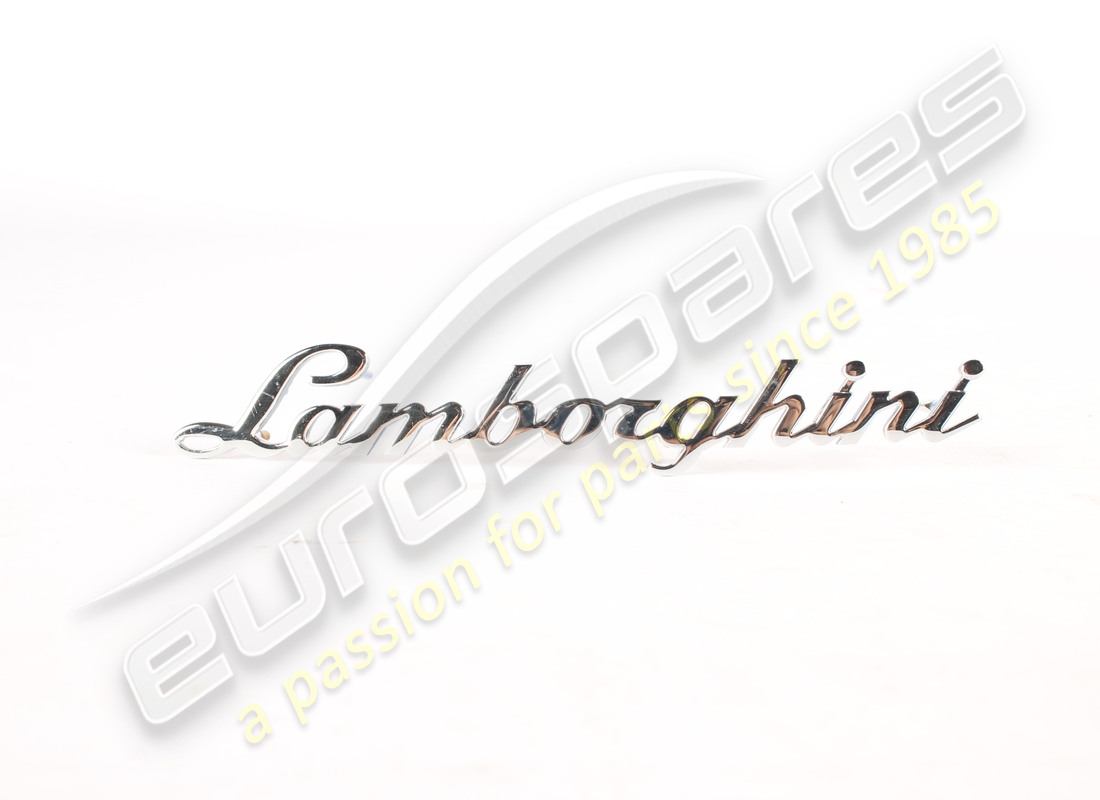 UTILISÉ Lamborghini PLAQUE SIGNALÉTIQUE . NUMÉRO DE PIÈCE 4T0853886B (1)