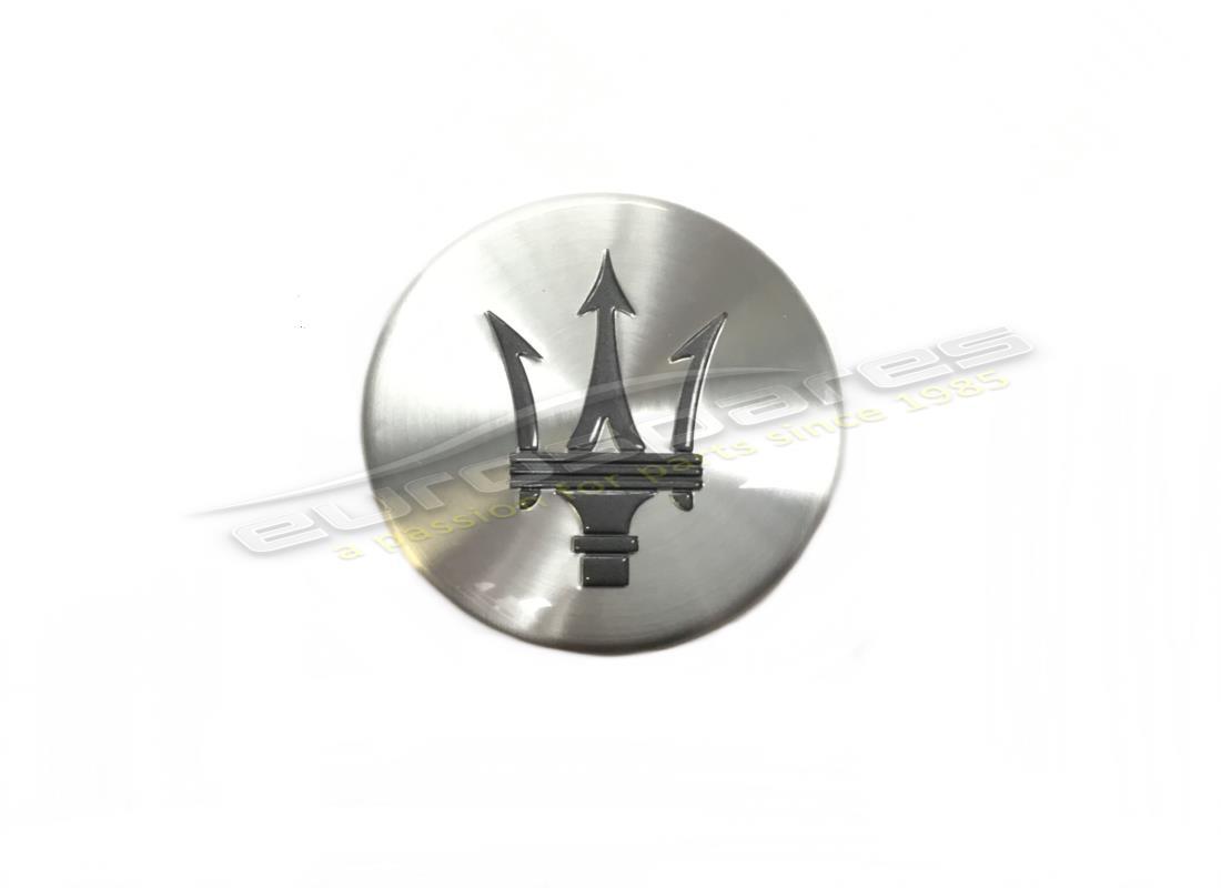 nouveau badge de roue maserati - argent/gris. numéro de pièce 82336806 (1)