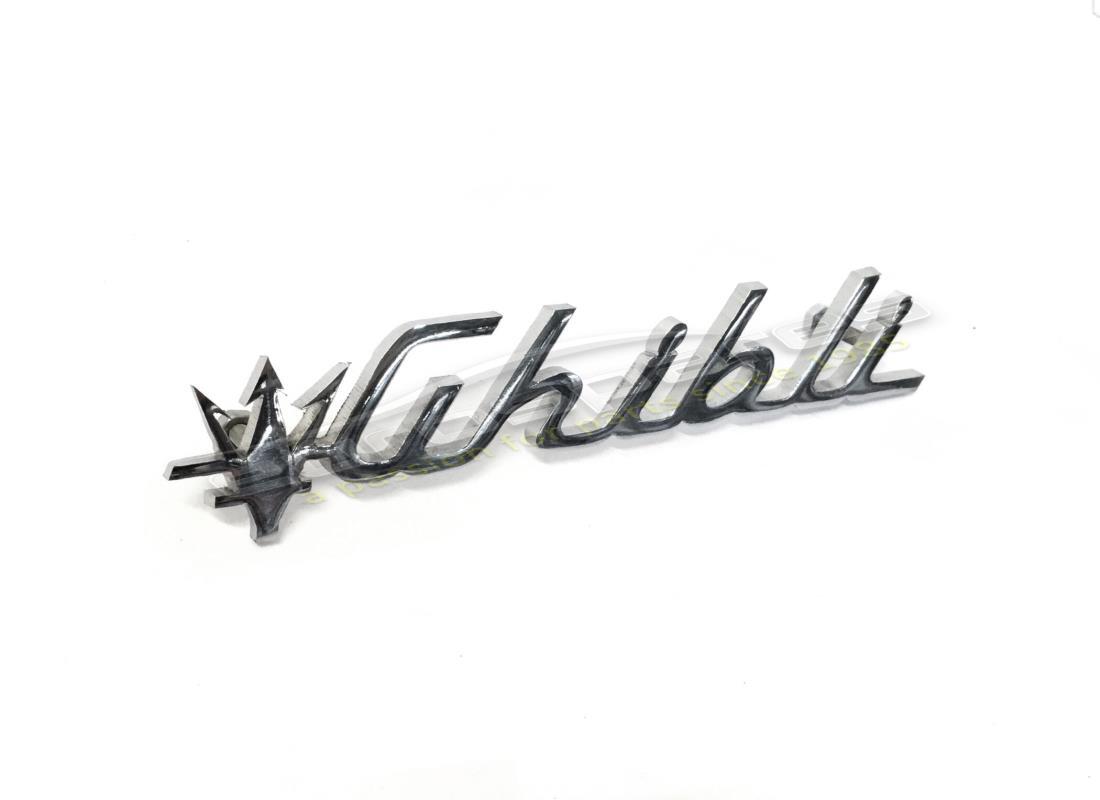 nouveau maseratiscritta cromata ghibli. numéro de pièce 115mb66491 (1)