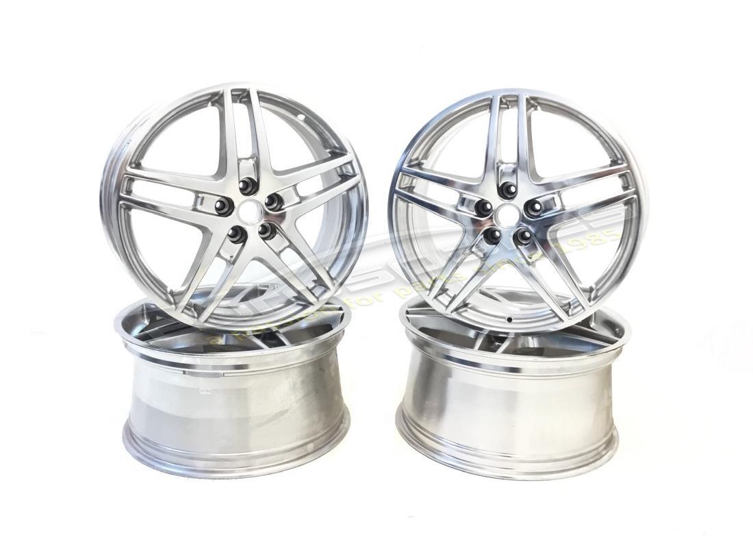 nouveau ferrari roues ensemble (bille poli) 19 pouces. numéro de pièce 70001163 (1)