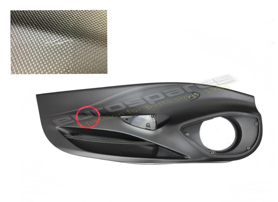 UTILISÉ Ferrari SUBSTRUC DE PANNEAU DE PORTE INFÉRIEUR GAUCHE . NUMÉRO DE PIÈCE 796068 (1)