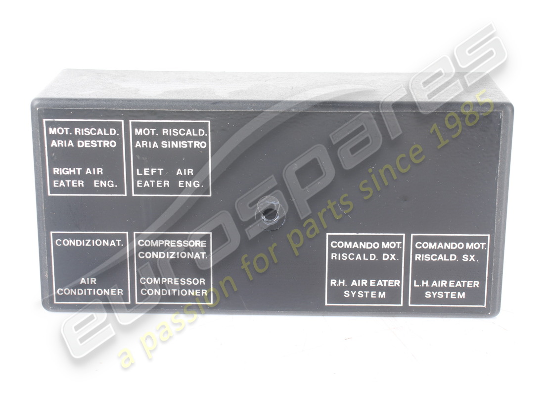 COUVERCLE DE CARTE RELAIS UTILISÉ Ferrari. NUMÉRO DE PIÈCE 127081 (1)