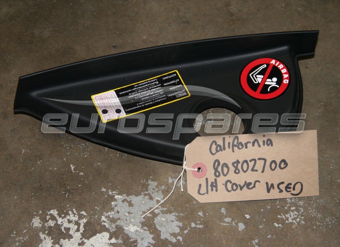couvercle de tableau de bord latéral gauche ferrari utilisé. numéro de pièce 80802700 (1)