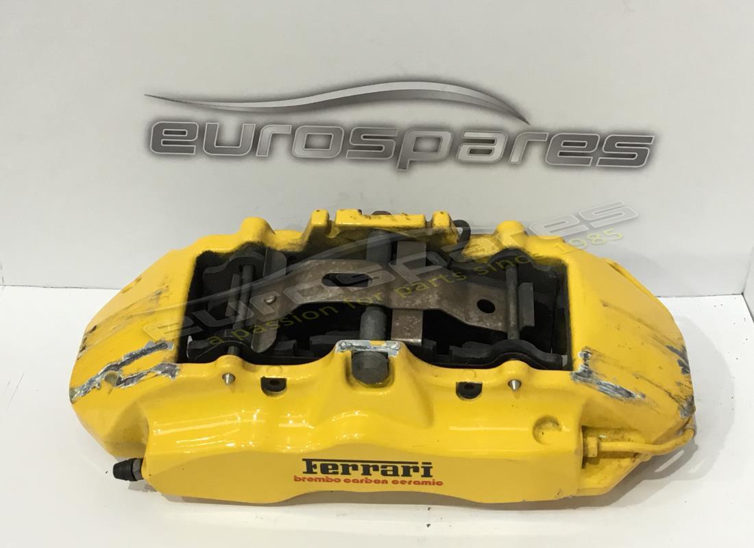 UTILISÉ Ferrari UNITÉ D'ÉTRIER AVANT GAUCHE AVEC PLAQUETTES. NUMÉRO DE PIÈCE 234489 (1)