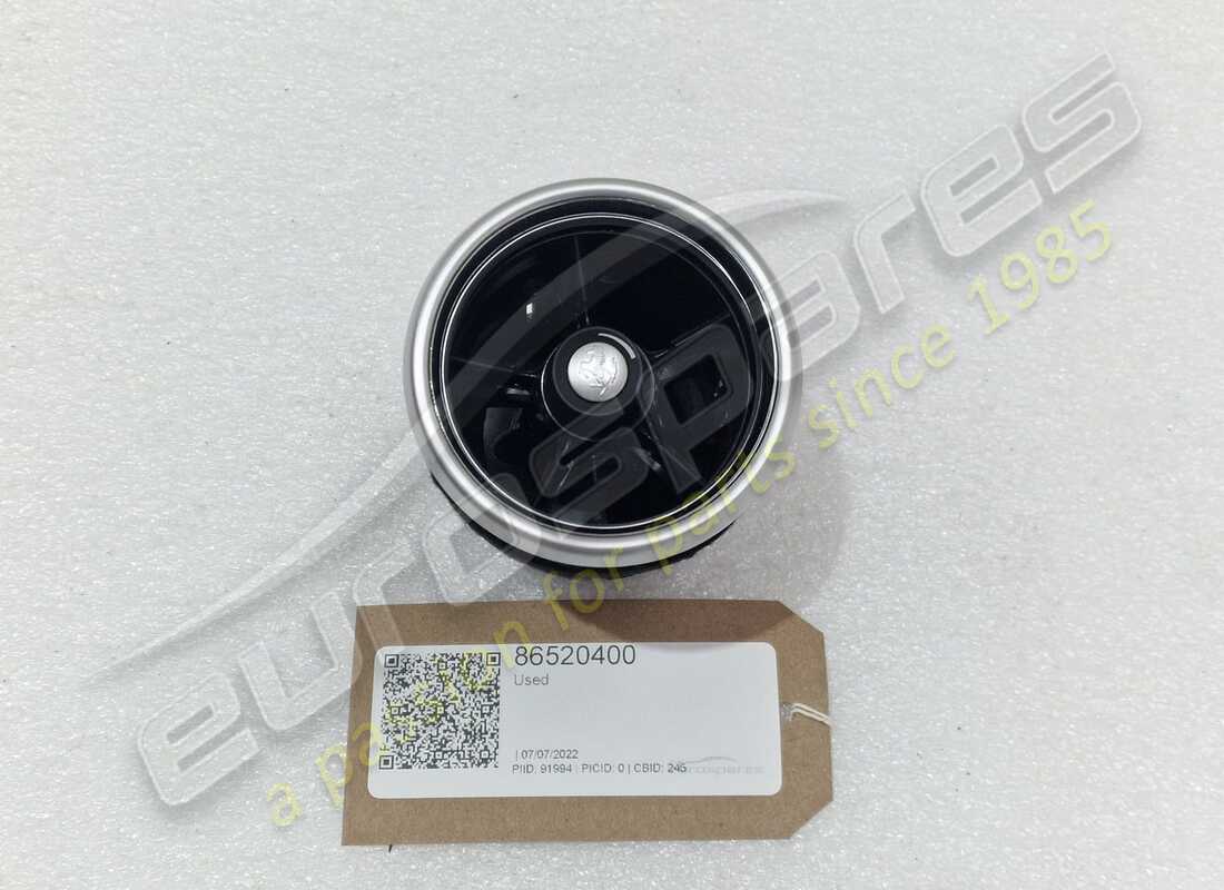 Ferrari ÉVENT UTILISÉ. NUMÉRO DE PIÈCE 86520400 (1)