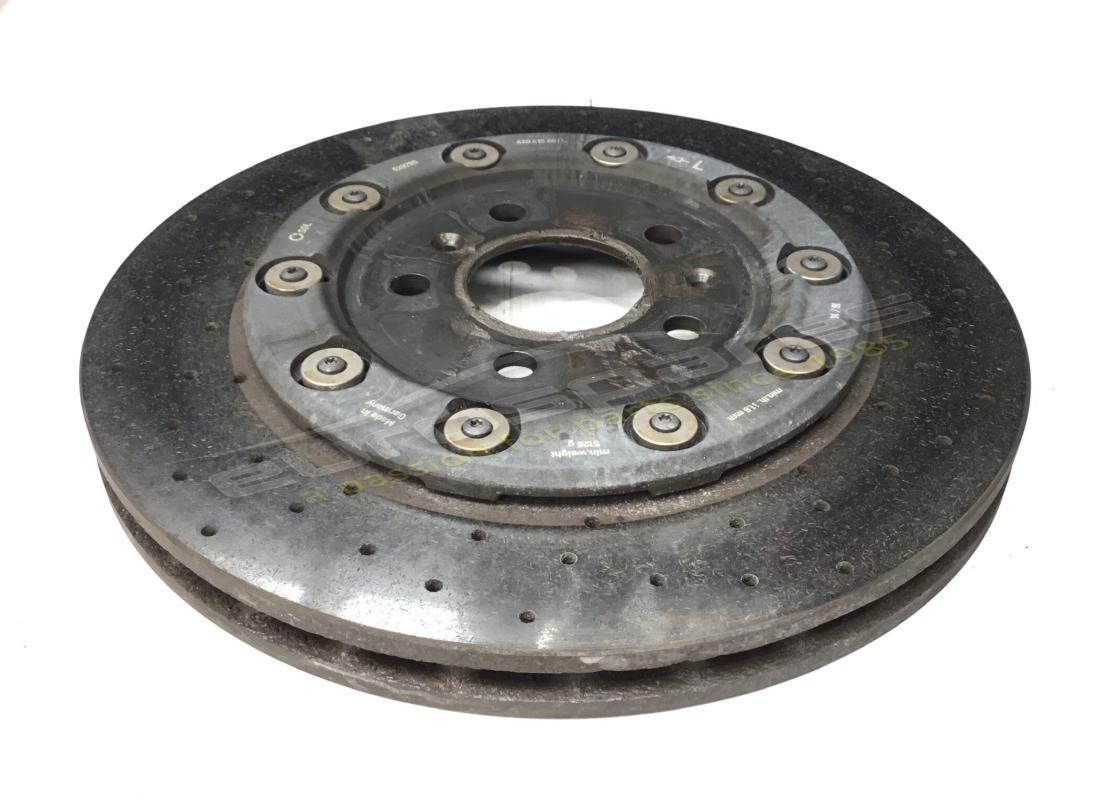 lamborghini disque de frein céramique ccp utilisé. numéro de pièce 420615601l (1)
