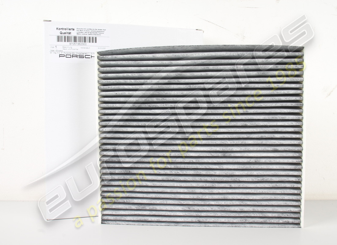 nouveau porsche élément filtrant anti-poussière et anti-pollen. numéro de pièce 97057362300 (2)