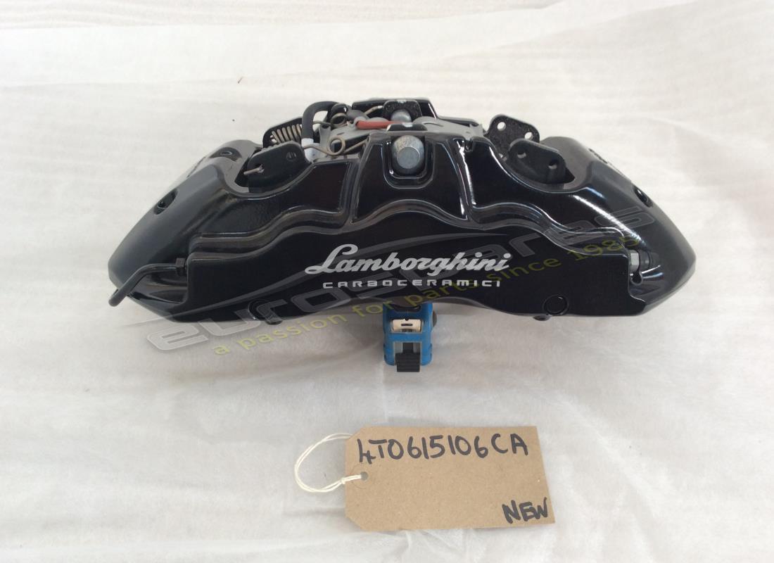 nouveau lamborghini étrier de frein en céramique schwarz. numéro de pièce 4t0615106ca (1)