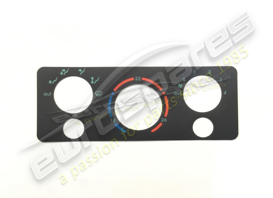 Autocollant de tableau de bord de climatisation (°C) neuf Eurospares. Numéro de pièce 65191800A (1)
