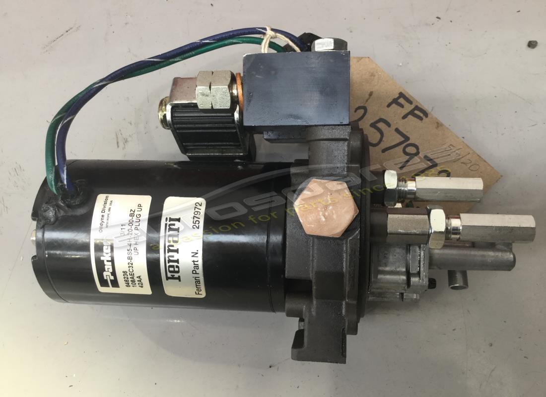POMPE ÉLECTRIQUE Ferrari UTILISÉE. NUMÉRO DE PIÈCE 257972 (1)