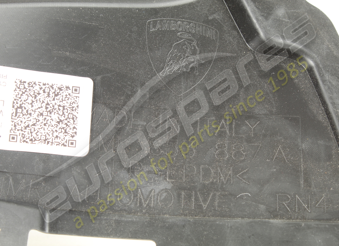 NOUVEAU LAMBORGHINI SPOILER AVANT GAUCHE DE PASSAGE DE ROUE. NUMÉRO DE PIÈCE 4ML853887A (4) nouveau lamborghini spoiler avant gauche de passage de roue. numéro de pièce 4ml853887a (4)