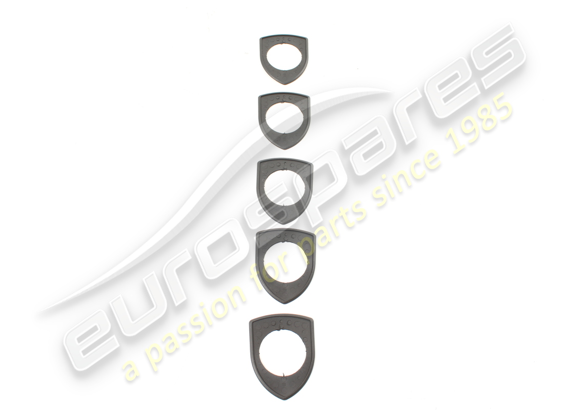 nouveau support d'étiquette de capot porsche. numéro de pièce 7l5853611b (1)