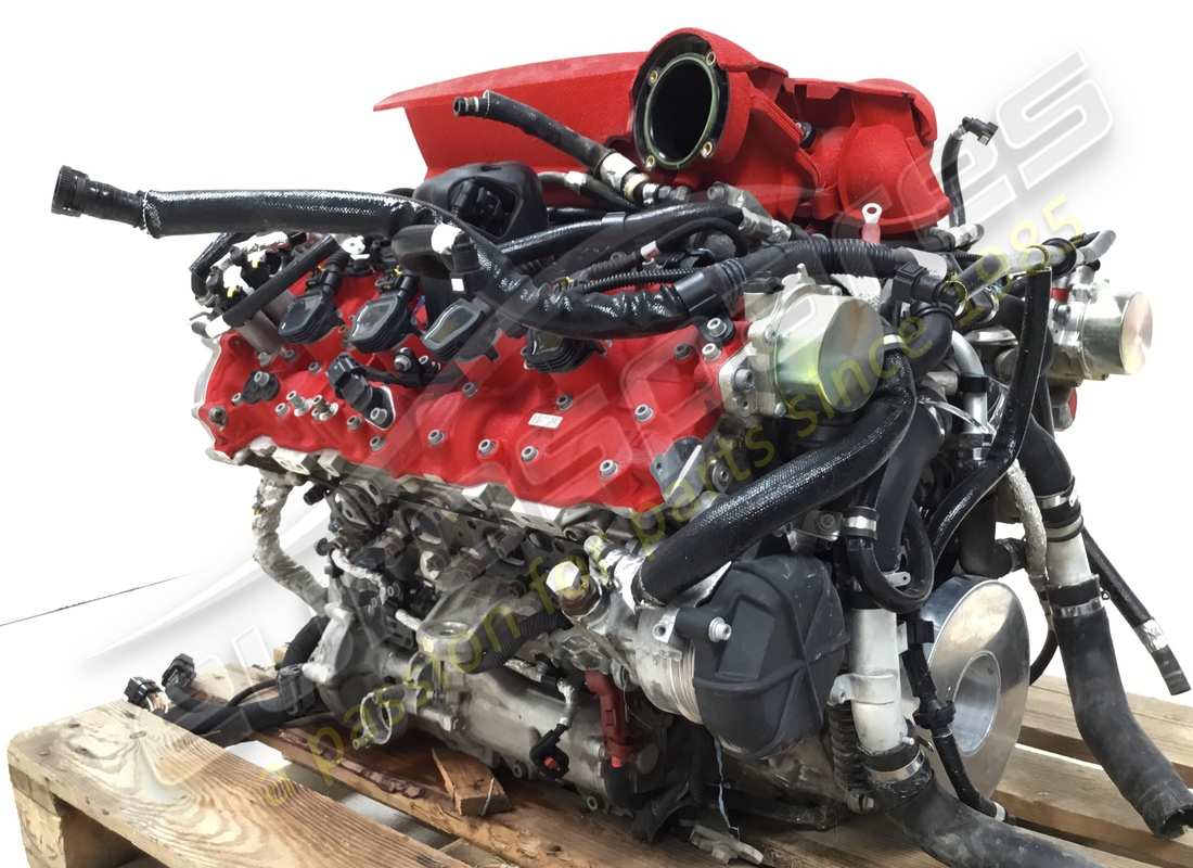 moteur ferrari 488 utilisé. numéro de pièce 985000235 (6)